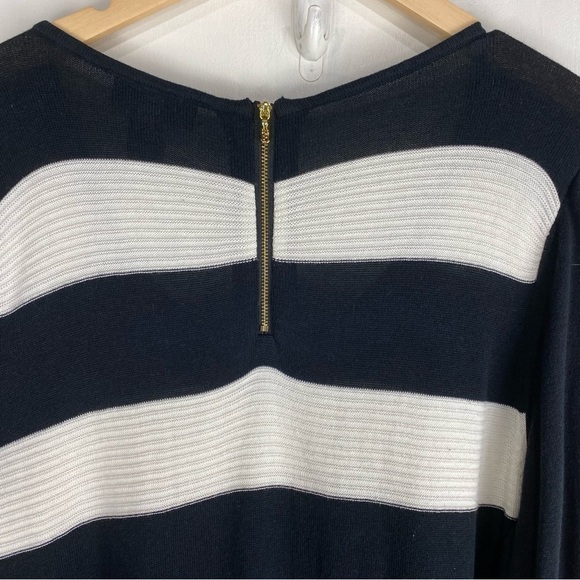 Lane Bryant Striped Ribbed Flowy Fit & Flare Mini Sweater Dress Size 18/20 (NWT) - Picture 6 of 7